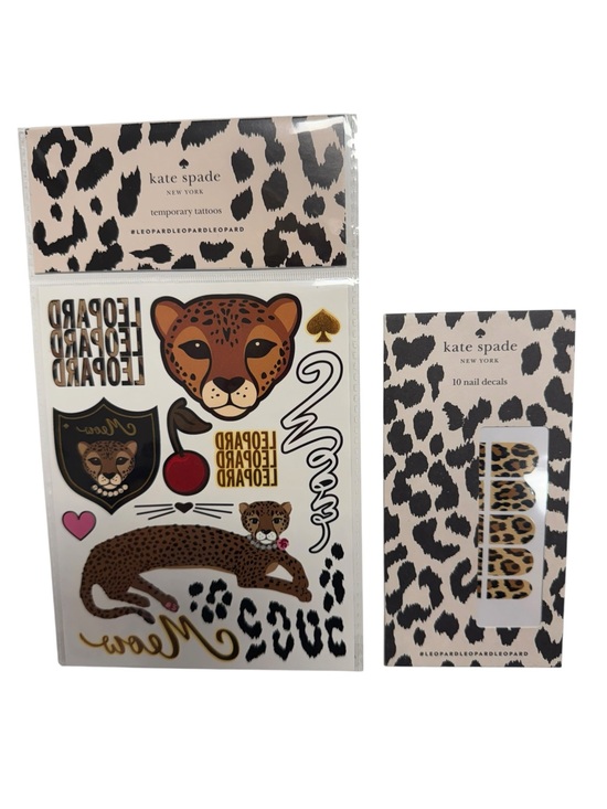 Temp Sign Posts kate spade | Accessories | Kate Spade New York Leopard Temporary ...